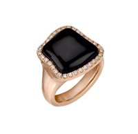 Ring Chantecler Woman Enchanté in Rose Gold Onice 1.65 Ct 41756 - 41756